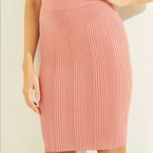 GUESS RIBBED SKIRT